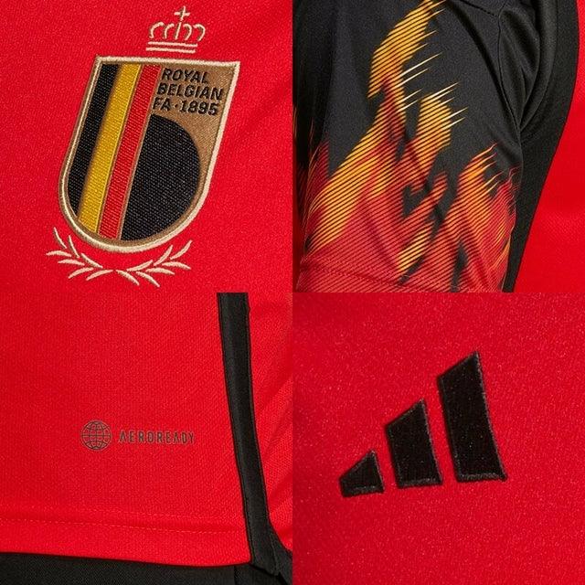 Camisa Seleção Bélgica I 2022 Adidas - Vermelho - DA Sports Oficial