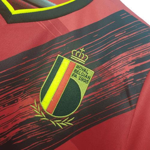 Camisa Seleção Bélgica I 21/22 Adidas - Vermelho - DA Sports Oficial