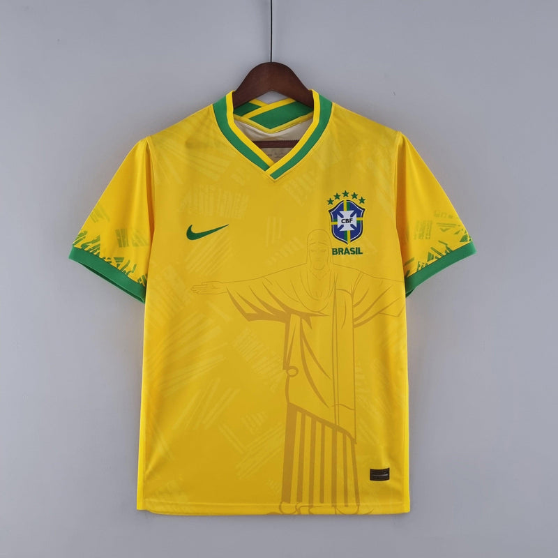 Camisa Seleção Brasil 2022 Nike - Amarela - Conceito Rio - DA Sports Oficial