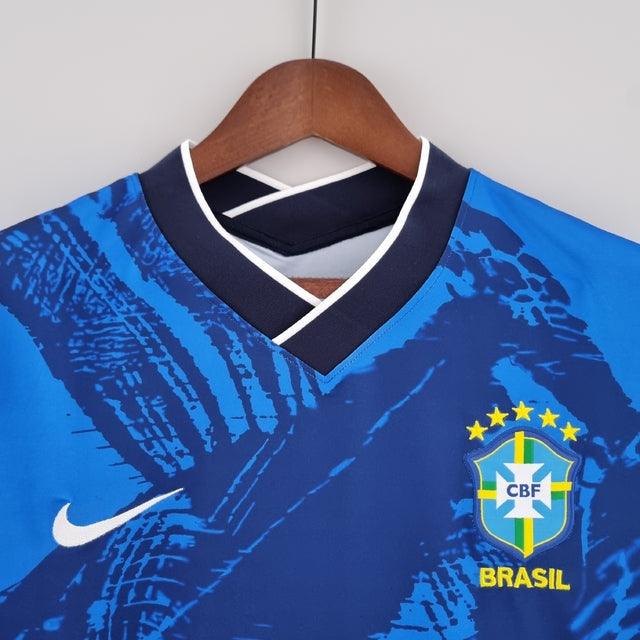 Camisa Seleção Brasil 2022 Nike - Azul - Conceito Azul Escuro - DA Sports Oficial