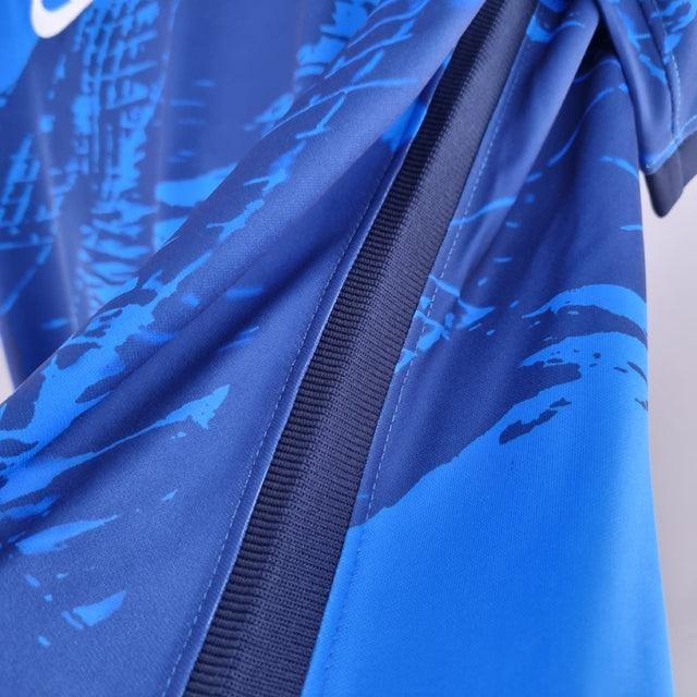 Camisa Seleção Brasil 2022 Nike - Azul - Conceito Azul Escuro - DA Sports Oficial