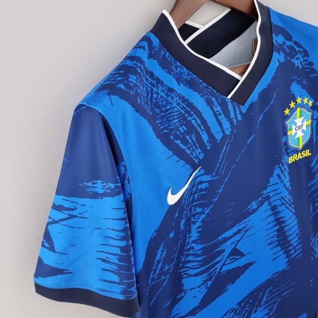 Camisa Seleção Brasil 2022 Nike - Azul - Conceito Azul Escuro - DA Sports Oficial