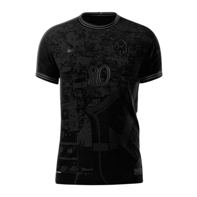 Camisa Seleção Brasil 2022 Nike - Preto - Conceito All Black - DA Sports Oficial