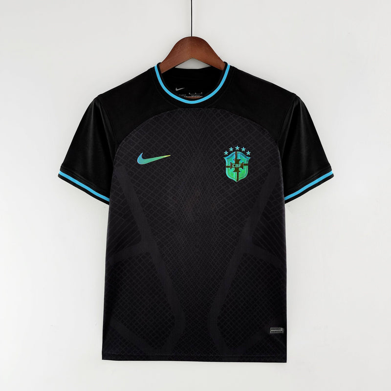 Camisa Seleção Brasil 2022 Nike - Preto - Conceito Preto - DA Sports Oficial