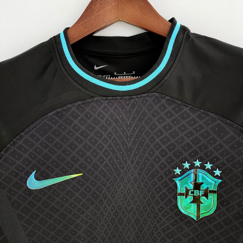 Camisa Seleção Brasil 2022 Nike - Preto - Conceito Preto - DA Sports Oficial