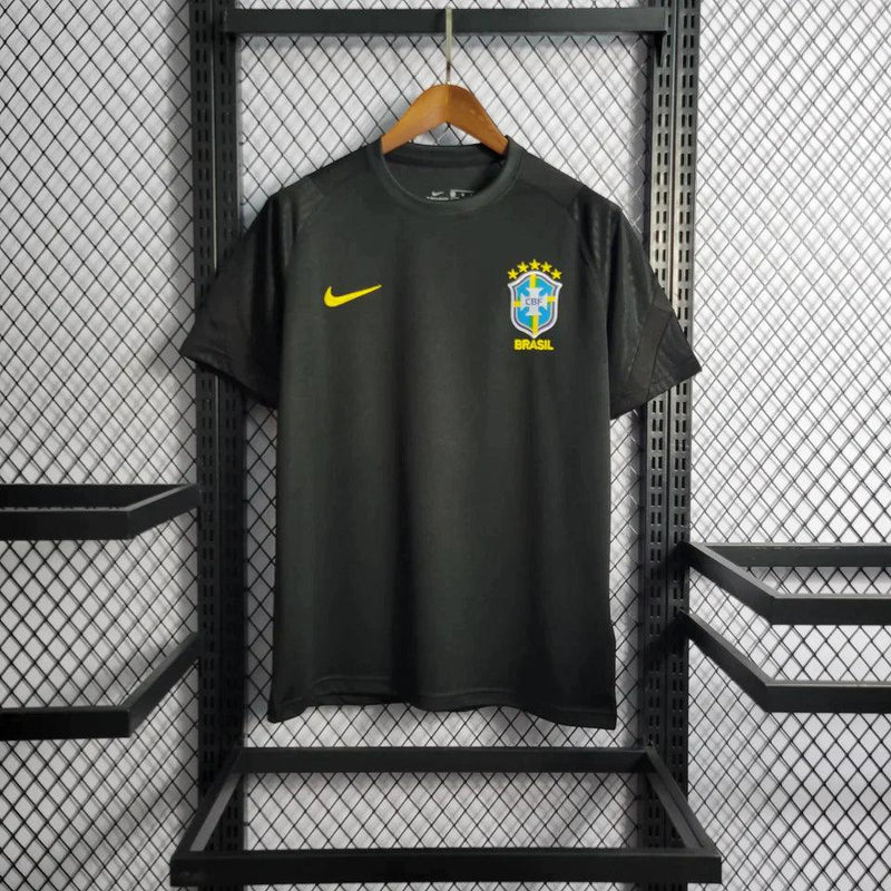 Camisa Seleção Brasil Comissão Técnica Nike - Preta - DA Sports Oficial