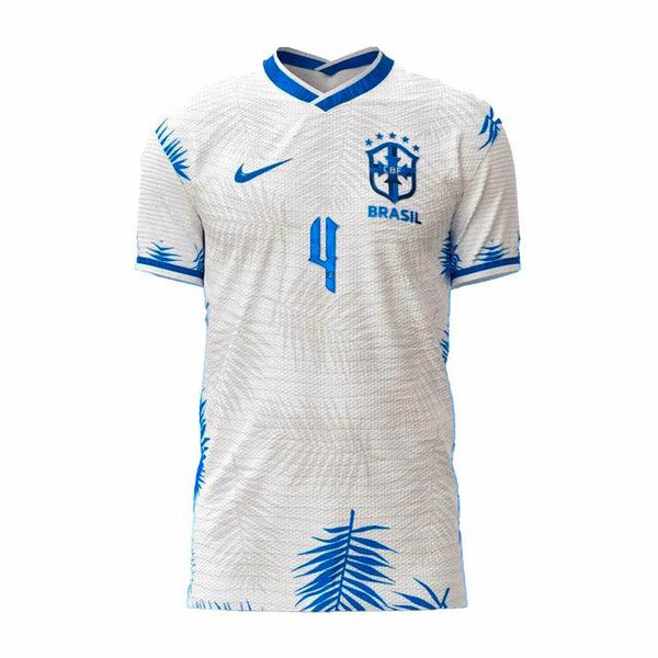 Camisa Seleção Brasil Fourth 2022 Nike - Branco - Conceito Floresta Amazônica - DA Sports Oficial