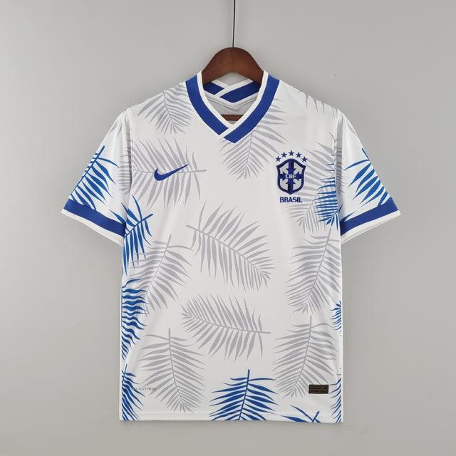 Camisa Seleção Brasil Fourth 2022 Nike - Branco - Conceito Floresta Amazônica - DA Sports Oficial