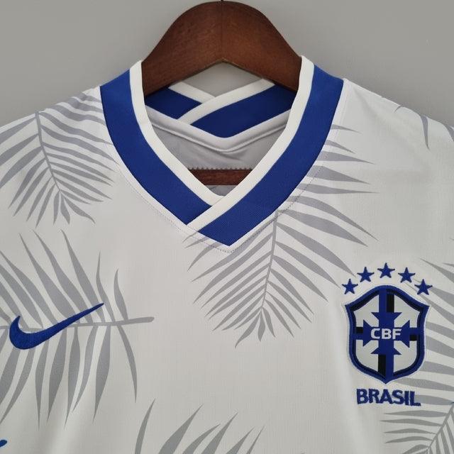 Camisa Seleção Brasil Fourth 2022 Nike - Branco - Conceito Floresta Amazônica - DA Sports Oficial