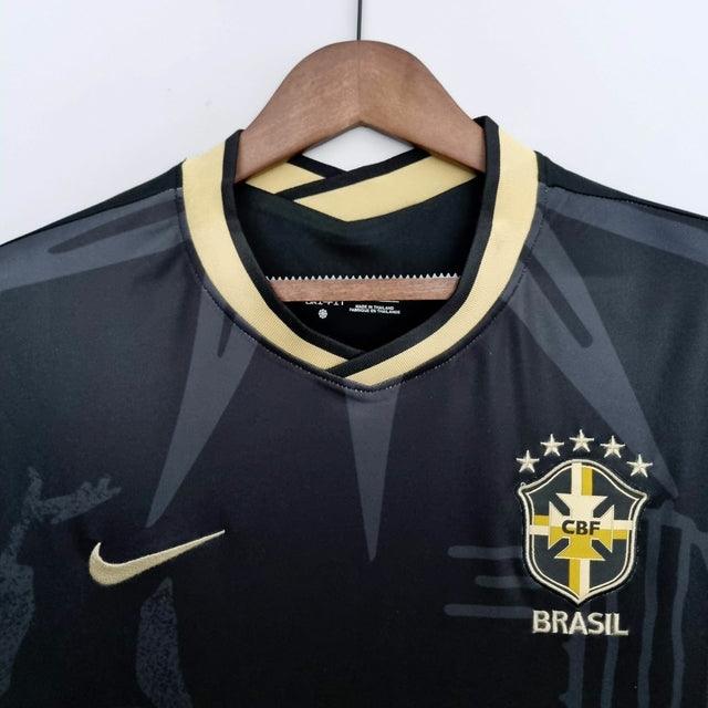 Camisa Seleção Brasil Fourth 2022 Nike - Preto - Conceito Nordeste - DA Sports Oficial