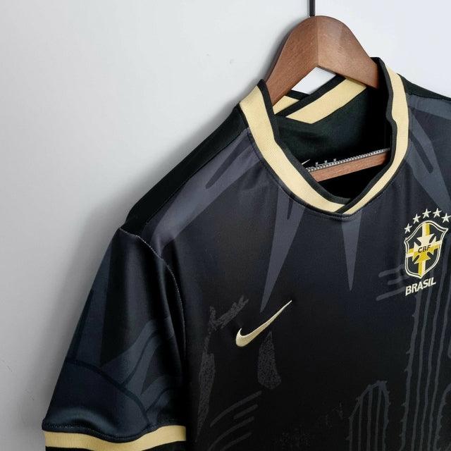 Camisa Seleção Brasil Fourth 2022 Nike - Preto - Conceito Nordeste - DA Sports Oficial