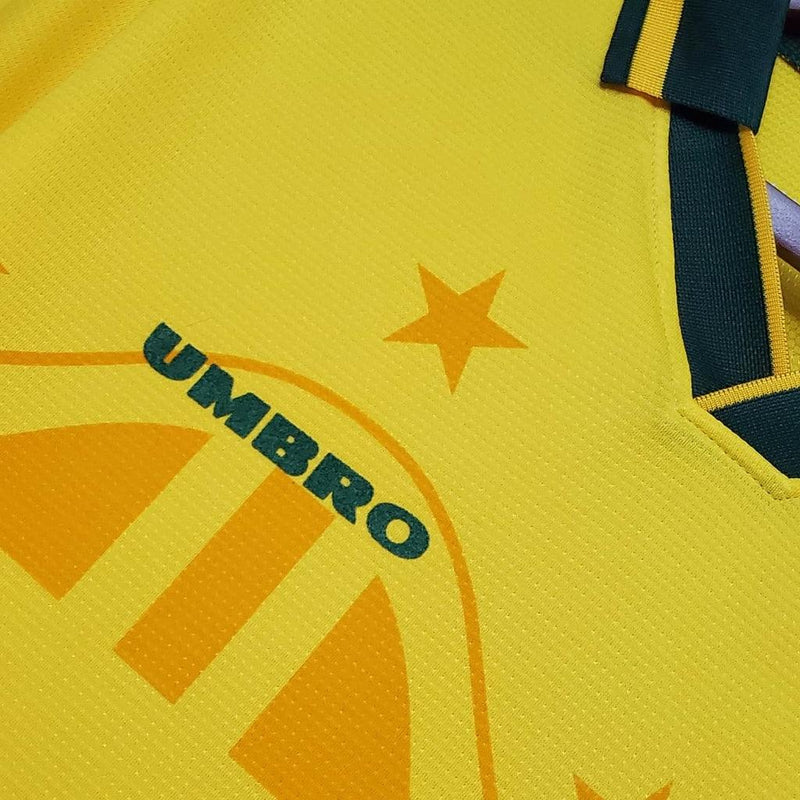 Camisa Seleção Brasileira Retrô 1993/1994 Amarela - Umbro - DA Sports Oficial