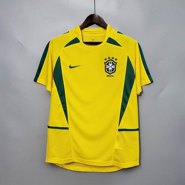 Camisa Seleção Brasileira Retrô 2002 Amarela - Nike - DA Sports Oficial