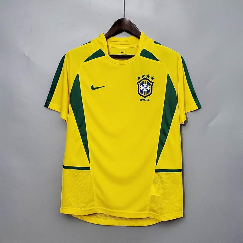 Camisa Seleção Brasileira Retrô 2002 Amarela - Nike - DA Sports Oficial