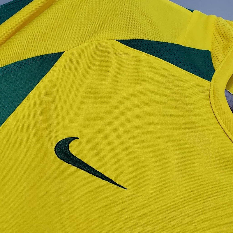 Camisa Seleção Brasileira Retrô 2002 Amarela - Nike - DA Sports Oficial