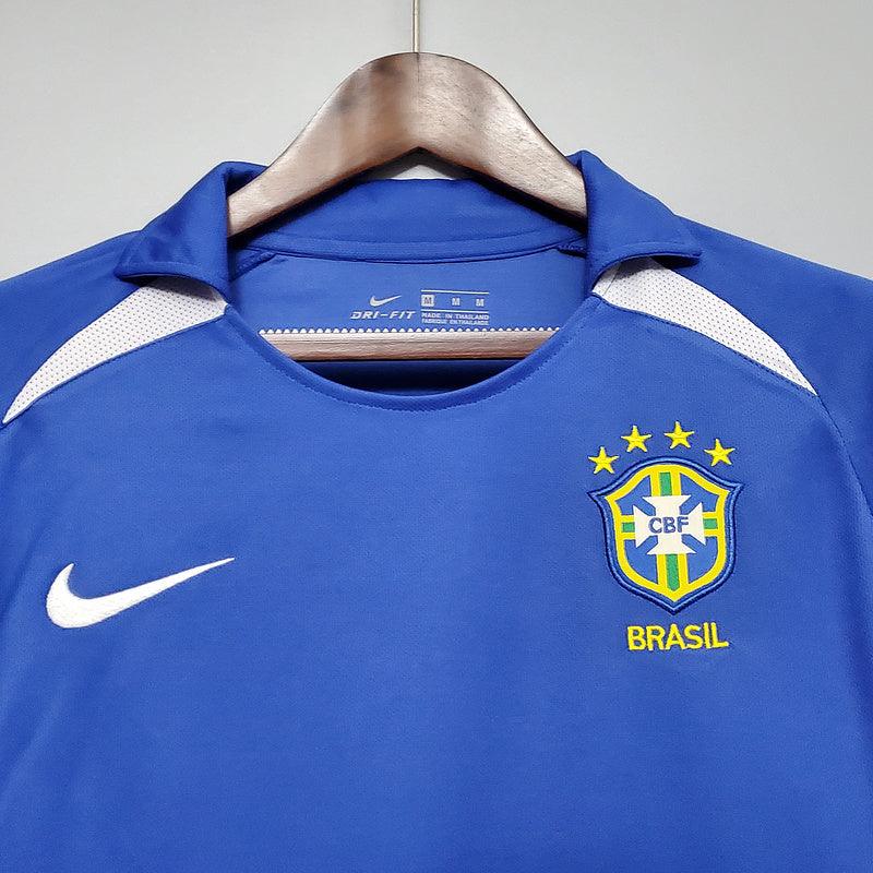 Camisa Seleção Brasileira Retrô 2002 Azul - Nike - DA Sports Oficial