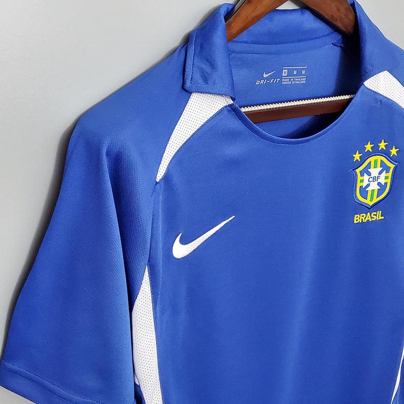 Camisa Seleção Brasileira Retrô 2002 Azul - Nike - DA Sports Oficial