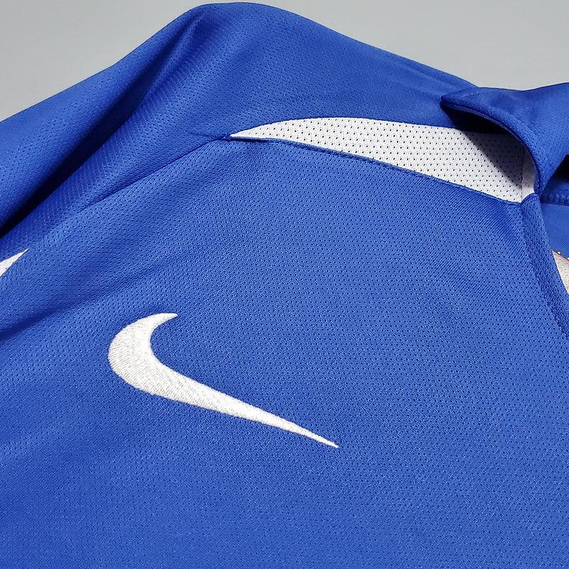 Camisa Seleção Brasileira Retrô 2002 Azul - Nike - DA Sports Oficial