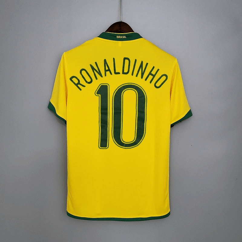 Camisa Seleção Brasileira Retrô 2006 Amarela - Nike - DA Sports Oficial