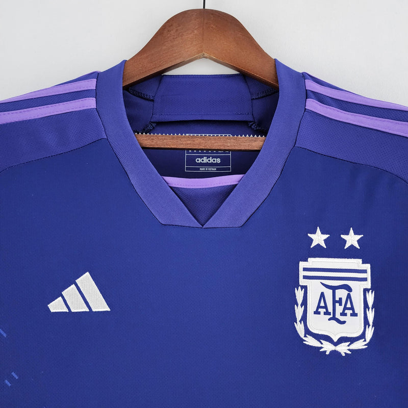 Camisa Seleção da Argentina II 2022 Adidas - Roxo - DA Sports Oficial