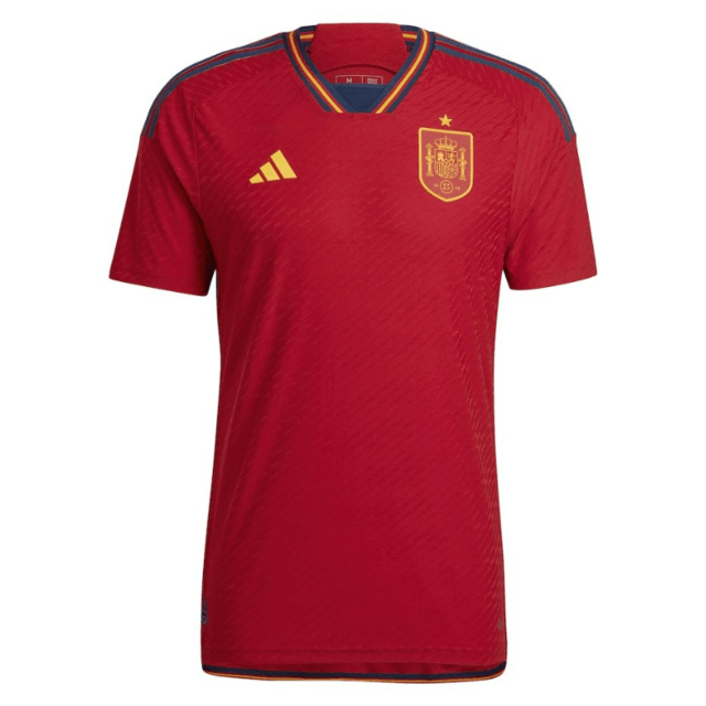 Camisa Seleção Espanha I 2022 Adidas - Vermelho - DA Sports Oficial