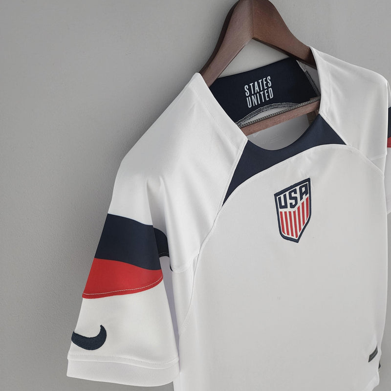 Camisa Seleção Estados Unidos I 22/23 Nike - Branco - DA Sports Oficial