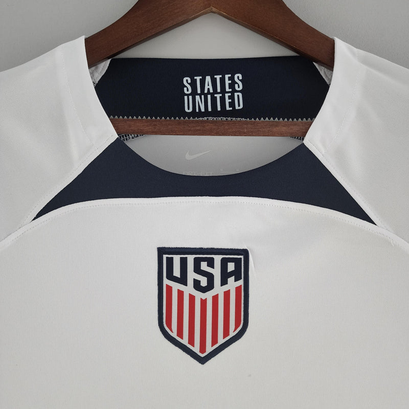 Camisa Seleção Estados Unidos I 22/23 Nike - Branco - DA Sports Oficial