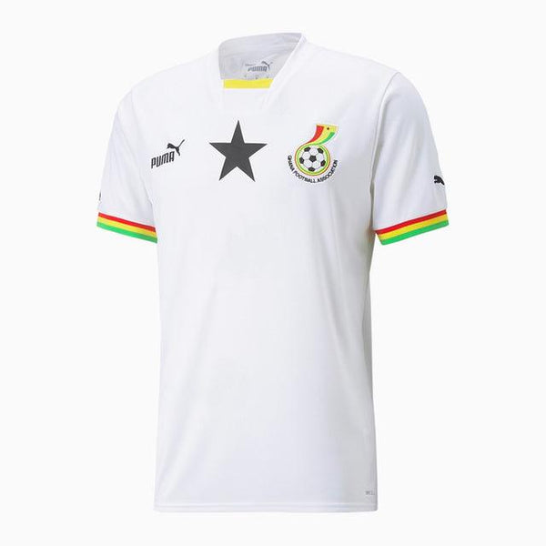 Camisa Seleção Gana I 2022 Puma - Branco - DA Sports Oficial