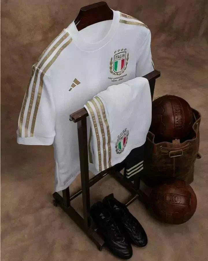 Camisa Seleção Itália 23/24 125 Anos - Branco - DA Sports Oficial