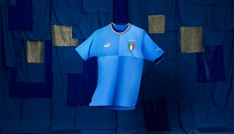 Camisa Seleção Itália I 22/23 Puma - Azul - DA Sports Oficial