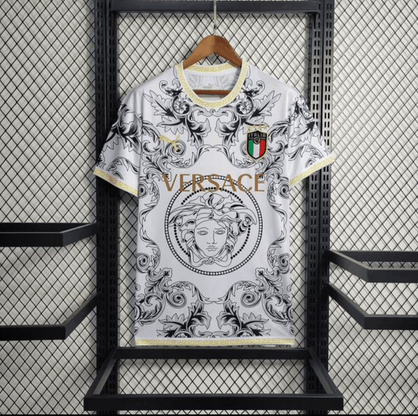 Camisa Seleção Itália x Versace - Puma - Branca - DA Sports Oficial