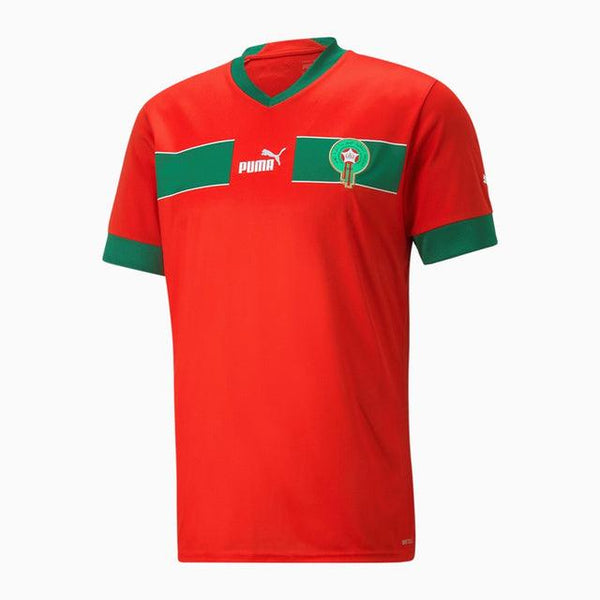 Camisa Seleção Marrocos I 2022 Puma - Vermelho - DA Sports Oficial