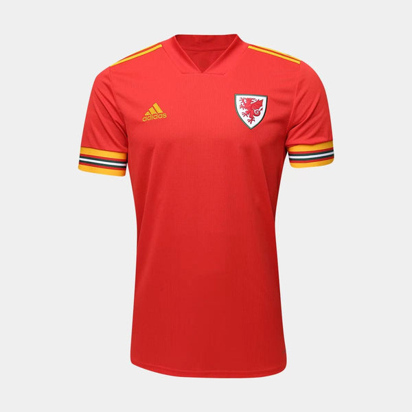 Camisa Seleção País de Gales I 20/21 Adidas - Vermelho - DA Sports Oficial