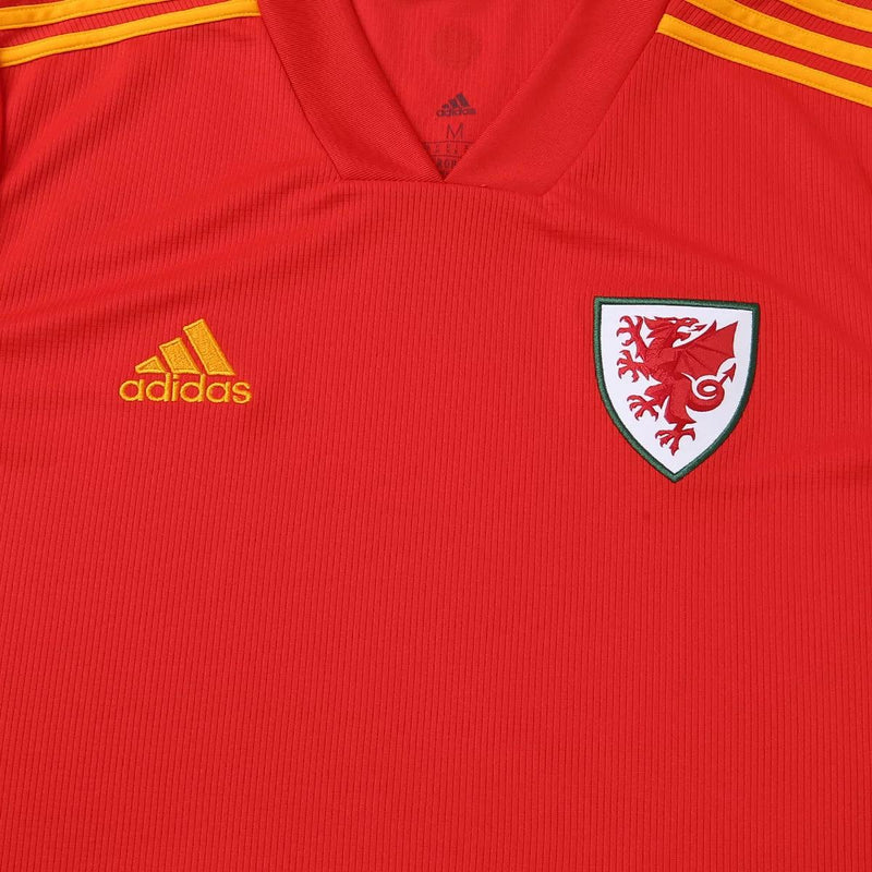 Camisa Seleção País de Gales I 20/21 Adidas - Vermelho - DA Sports Oficial