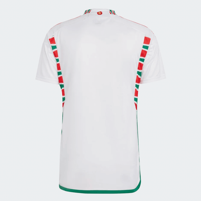 Camisa Seleção País de Gales II 2022 Adidas - Branco - DA Sports Oficial