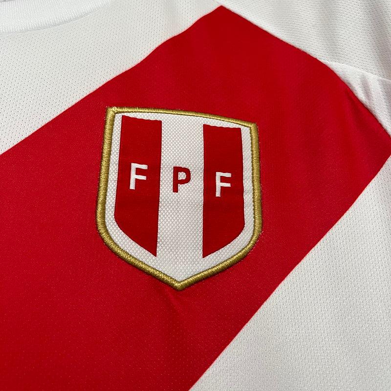 Camisa Seleção Peru I 24/25 Branca - DA Sports Oficial