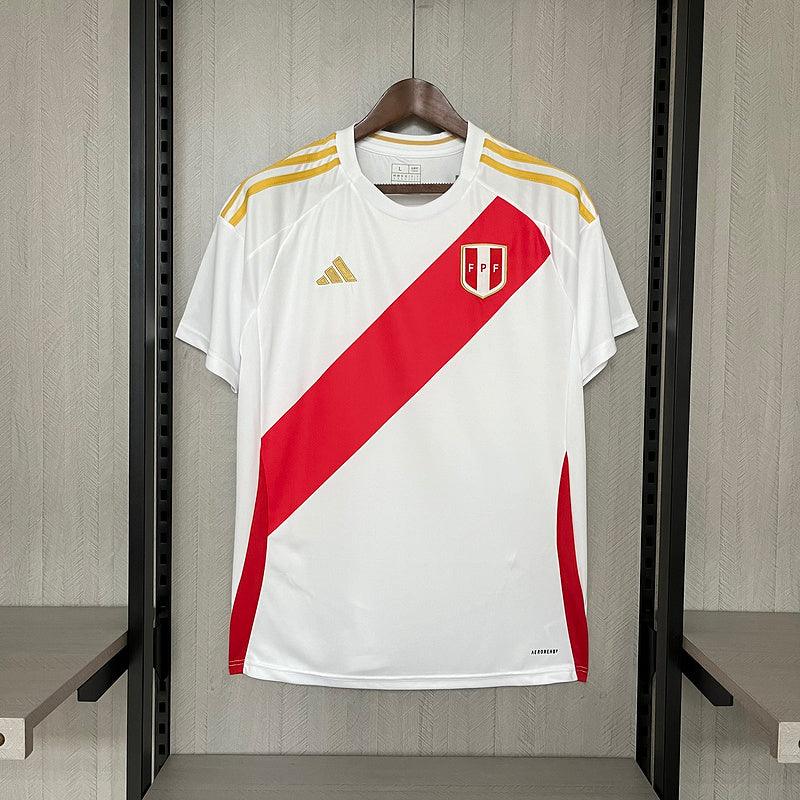 Camisa Seleção Peru I 24/25 Branca - DA Sports Oficial