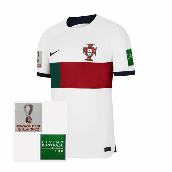 Camisa Seleção Portugal II 2022 Nike [Com Patch] - Branco - DA Sports Oficial