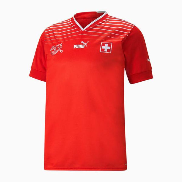 Camisa Seleção Suíça I 2022 Puma - Vermelho - DA Sports Oficial