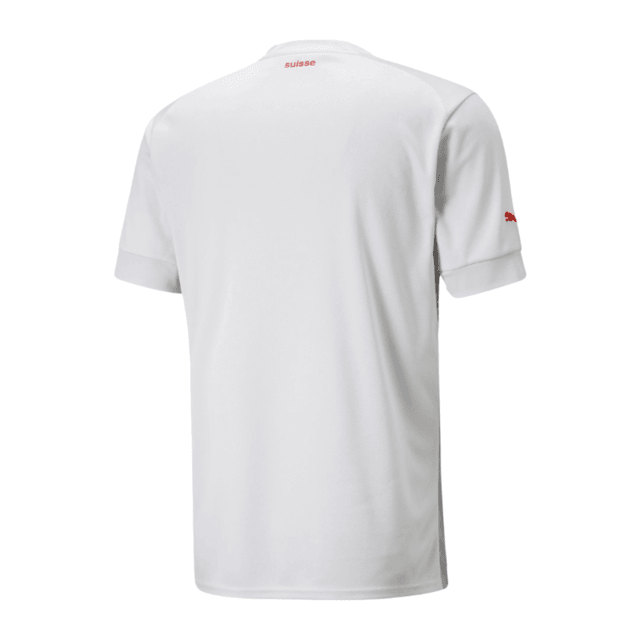 Camisa Seleção Suíça II 2022 Puma - Branco - DA Sports Oficial