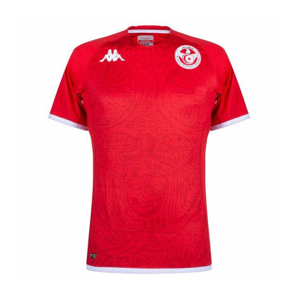 Camisa Seleção Tunísia I 2022 Kappa - Vermelho - DA Sports Oficial