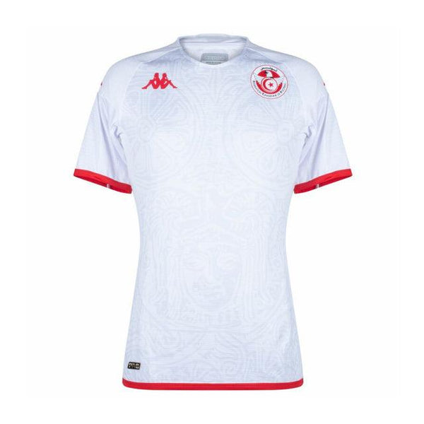 Camisa Seleção Tunísia II 2022 Kappa - Branco - DA Sports Oficial