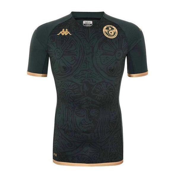 Camisa Seleção Tunísia Third 2022 Kappa - Verde - DA Sports Oficial