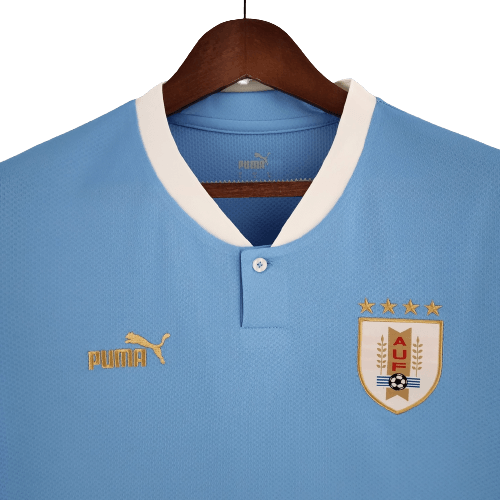 Camisa Seleção Uruguai I 22/23 Puma - Azul Celeste - DA Sports Oficial