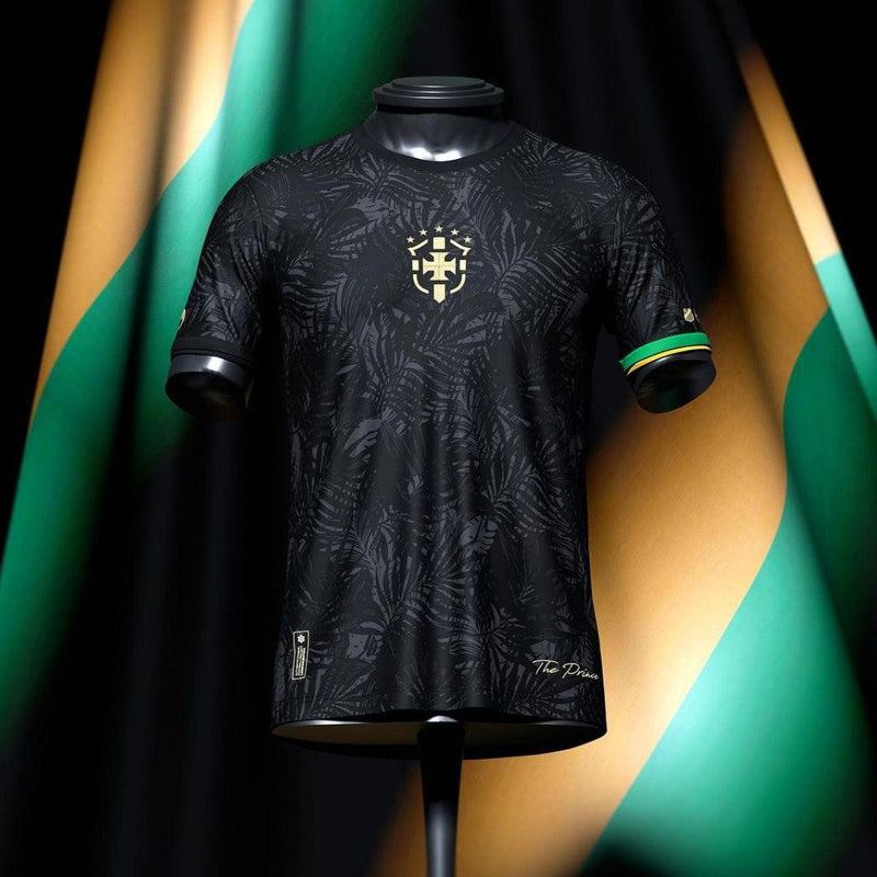 Camisa The Prince Neymar JR 10 24/25 s/n° Torcedor Masculino - Preta - DA Sports Oficial