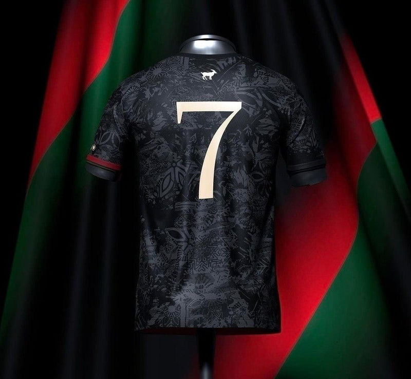 Camisa The Siu Cristiano Ronaldo 7 Preta commafootball - 24/25 - DA Sports Oficial