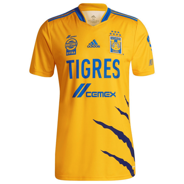 Camisa Tigres I 21/22 Adidas - Amarelo - DA Sports Oficial