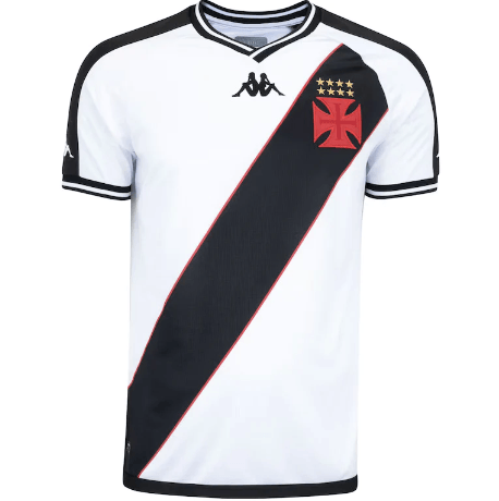 Camisa Vasco I 24/25 Kappa Masculina - Branca - DA Sports Oficial