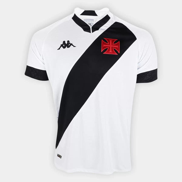 Camisa Vasco II 22/23 Kappa - Branco com listra Preta - DA Sports Oficial