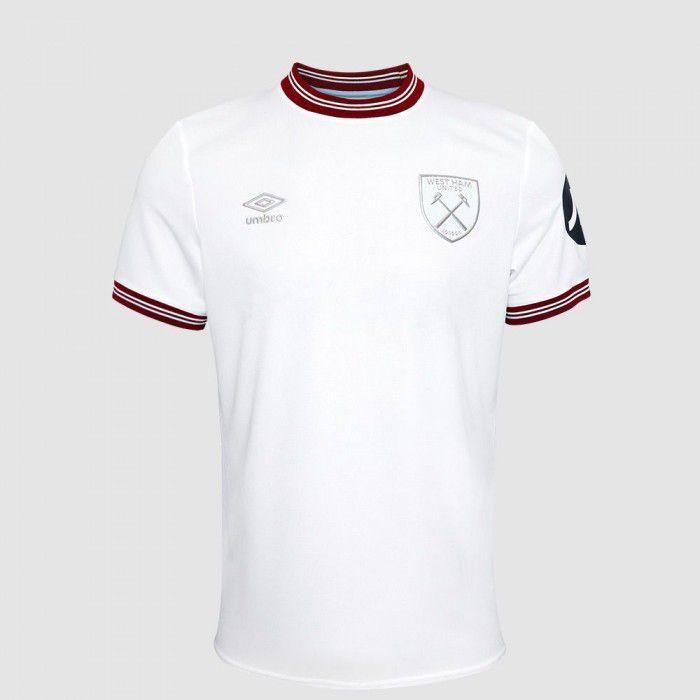 Camisa West Ham II 23/24 Umbro - Branca